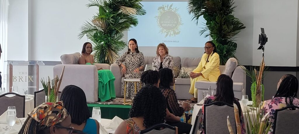 Ultimate Mompreneur Brunch with Kelisha Mills Elizabeth Montano; Panelist Anya Ayoung Chee; Angela Lee Loy